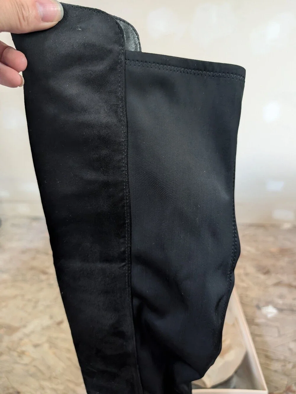 Chinese Laundry Black Over the Knee Boots Size 7.5